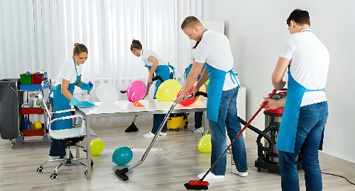 after party cleaning