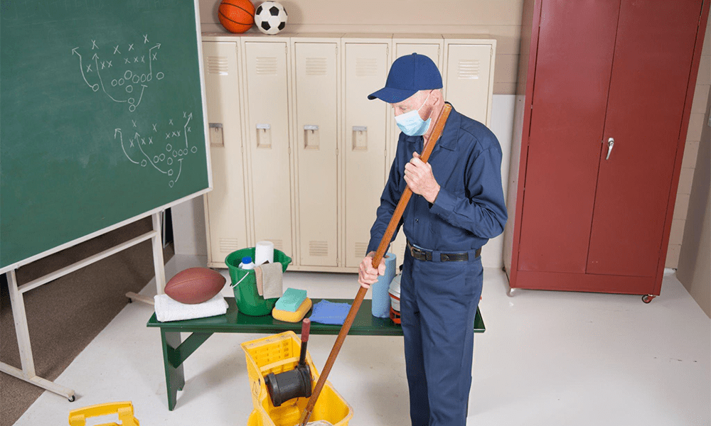 hire professional school cleaners