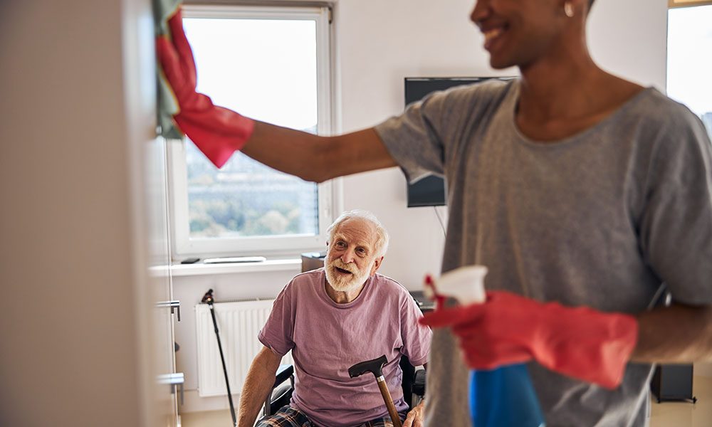 aged care cleaning